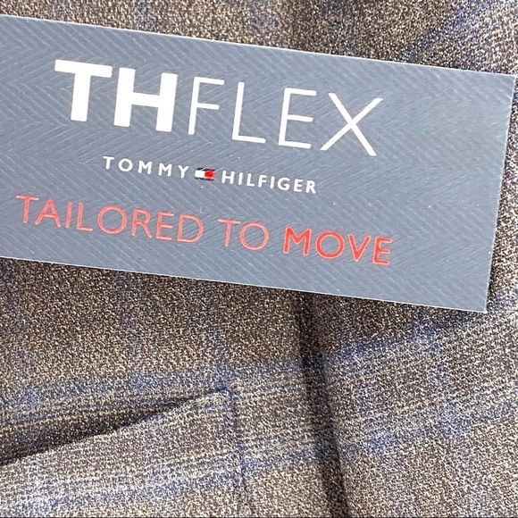 Tommy Hilfiger CNRA1ATB0110 Men's Conrad Check Single Breasted Sport Coat - Picture 6 of 8